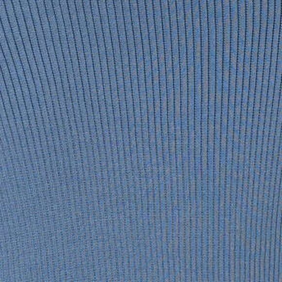 NEW Elle V-neck Knit Long Sleeve Sweater | Blue - Picture 8 of 9